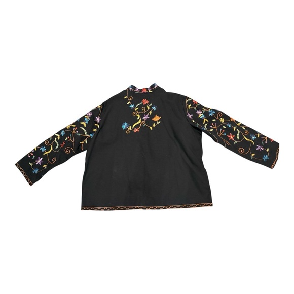 Vintage Embroidered floral Jacket - Picture 2 of 6